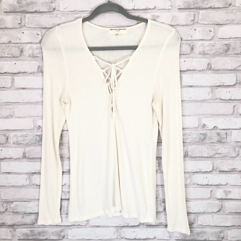 Urban Outfitters Lace Up Shirt